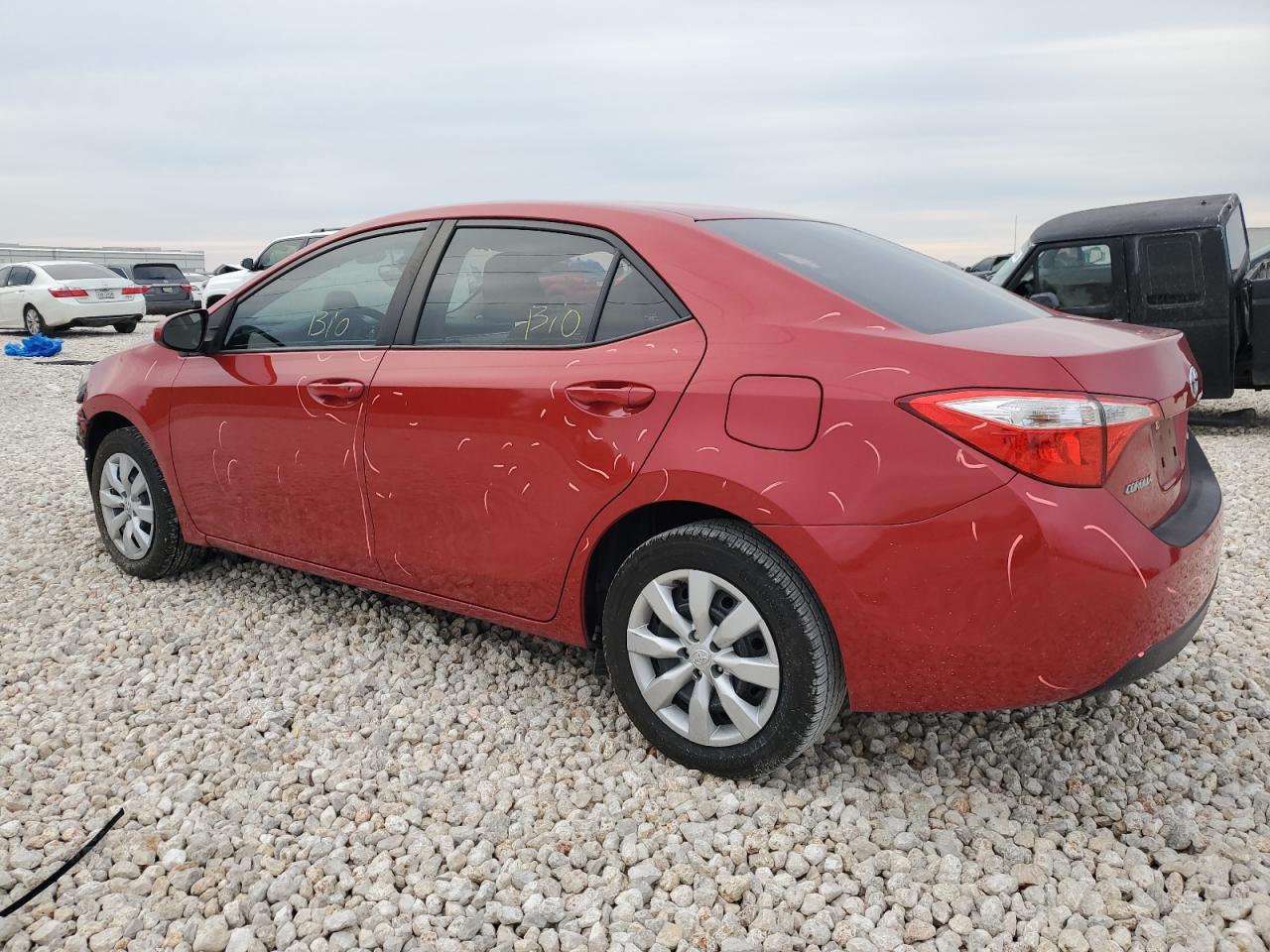 2015 Toyota Corolla VIN 5YFBURHE5FP258594 Copart auction photo, all over damage thumbnail 2
