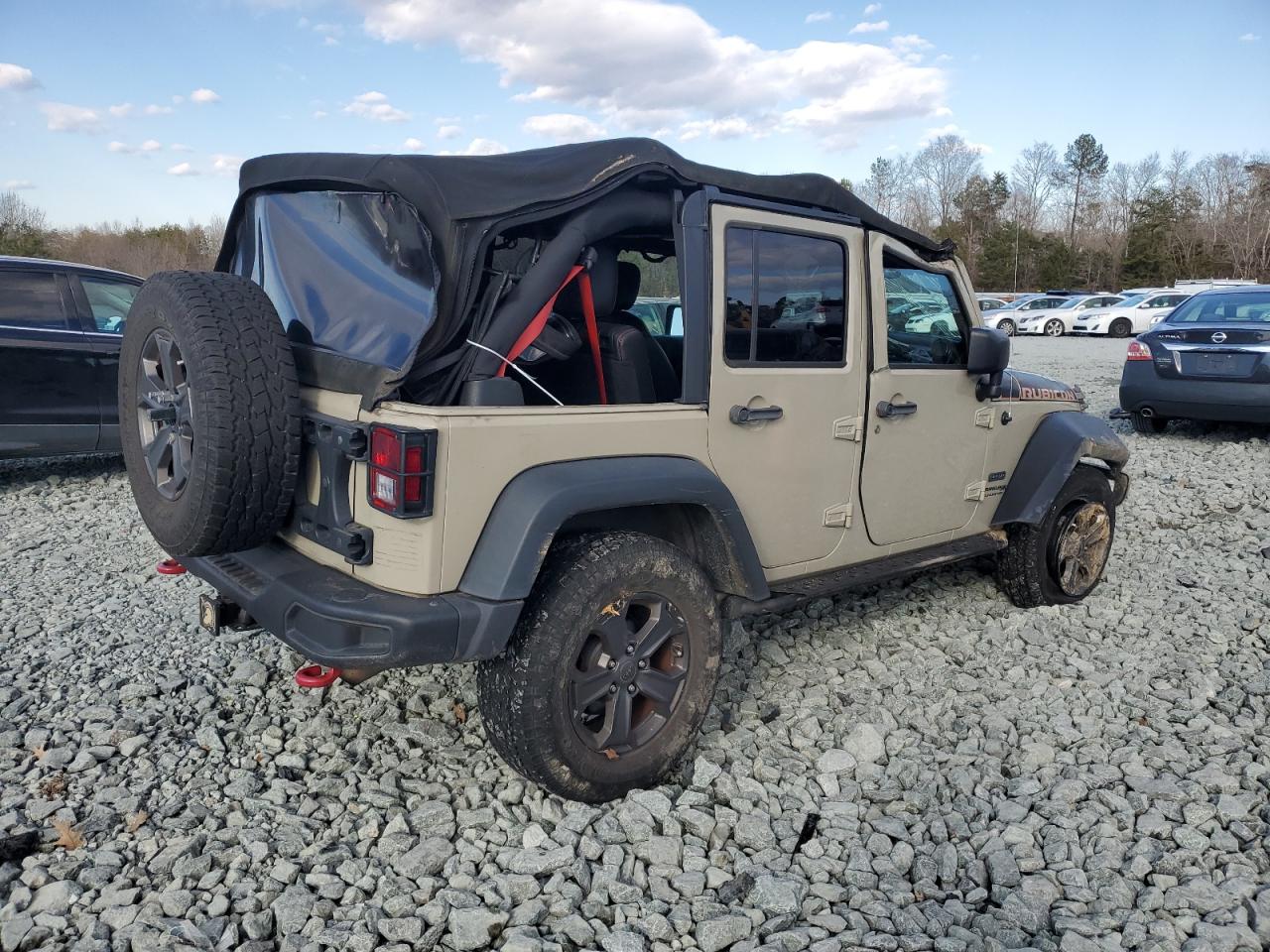 2018 Jeep Wrangler VIN 1C4BJWFG7JL832917 Copart auction photo, all over damage thumbnail 3