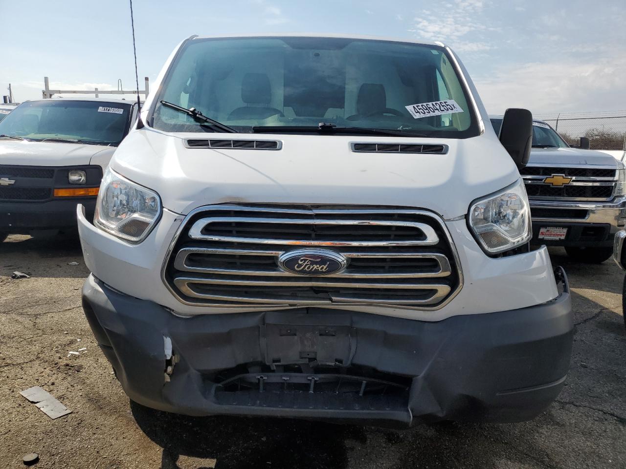 2015 Ford Transit VIN 1FTNE1YM6FKA12073 Copart auction photo, front end damage thumbnail 5