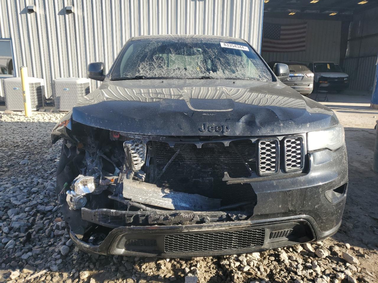 2018 Jeep Grand Cherokee VIN 1C4RJEAG0JC124878 Copart auction photo, front end damage thumbnail 5