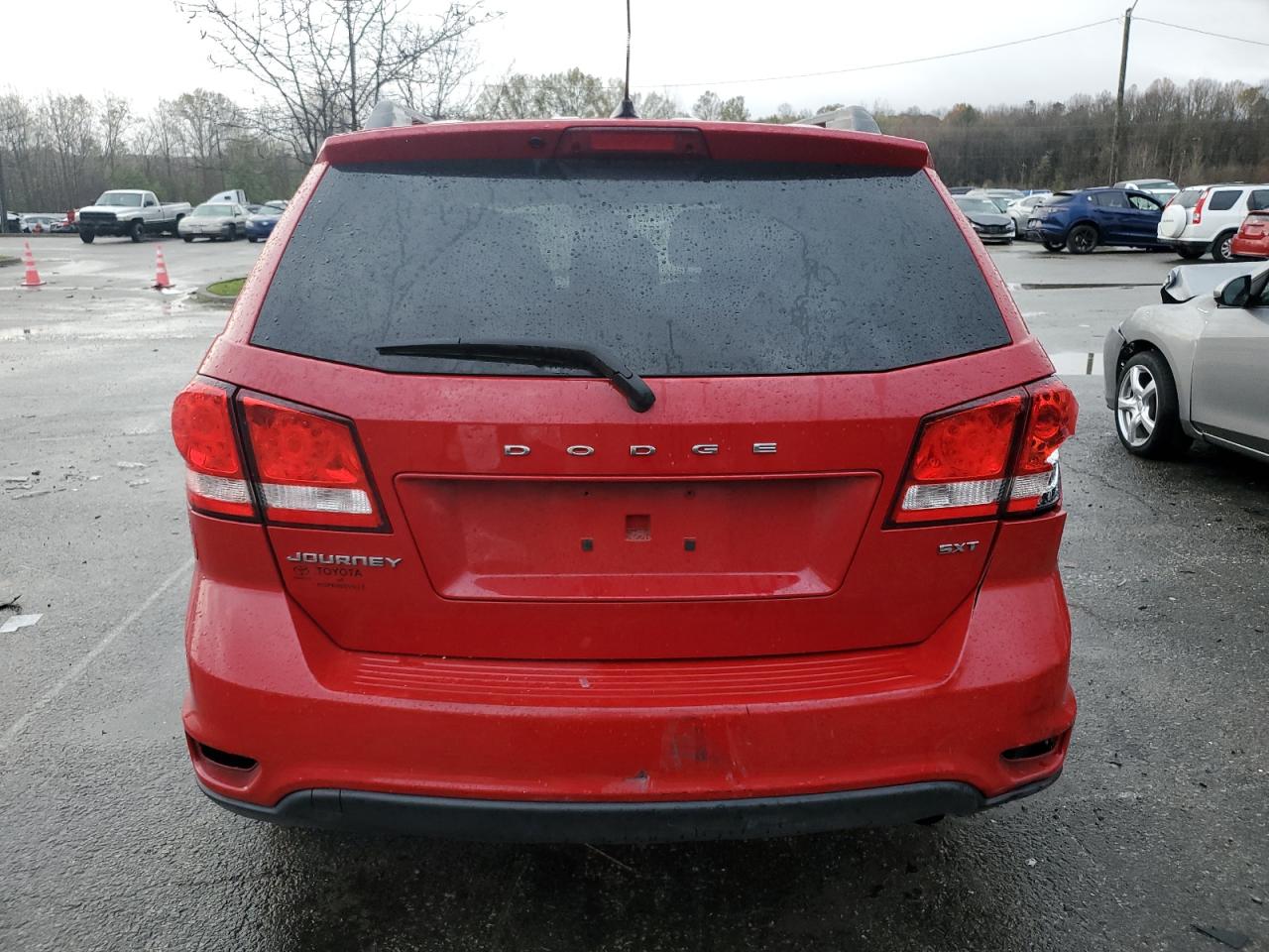 2012 Dodge Journey VIN 3C4PDCBB7CT373949 Copart auction photo, side / rear end damage thumbnail 6