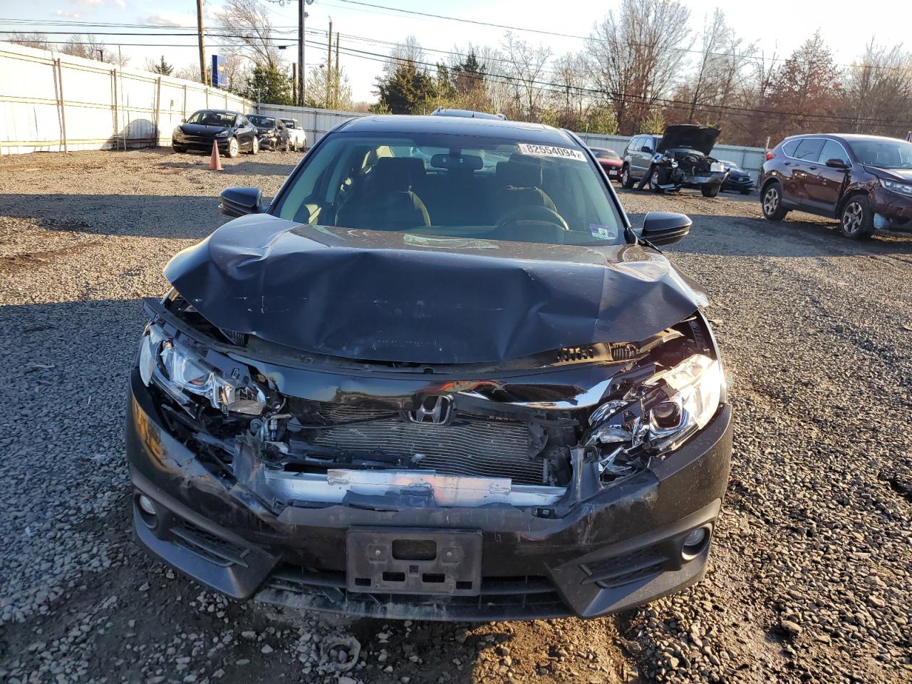 2017 Honda Civic VIN 19XFC1F36HE205513 Copart auction photo, front end / mechanical damage thumbnail 5