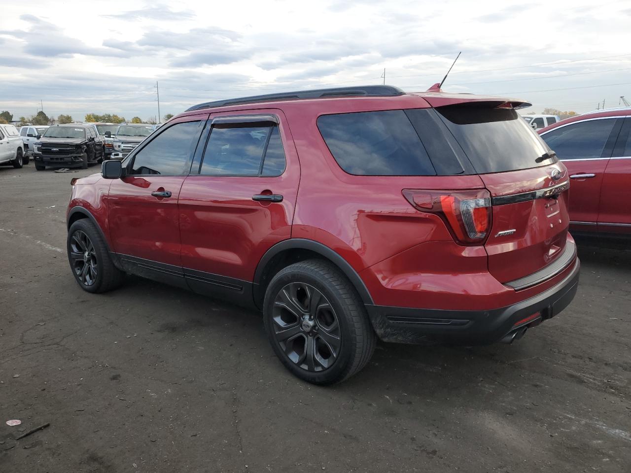 2018 Ford Explorer VIN 1FM5K8GT2JGA34430 Copart auction photo, side damage thumbnail 2