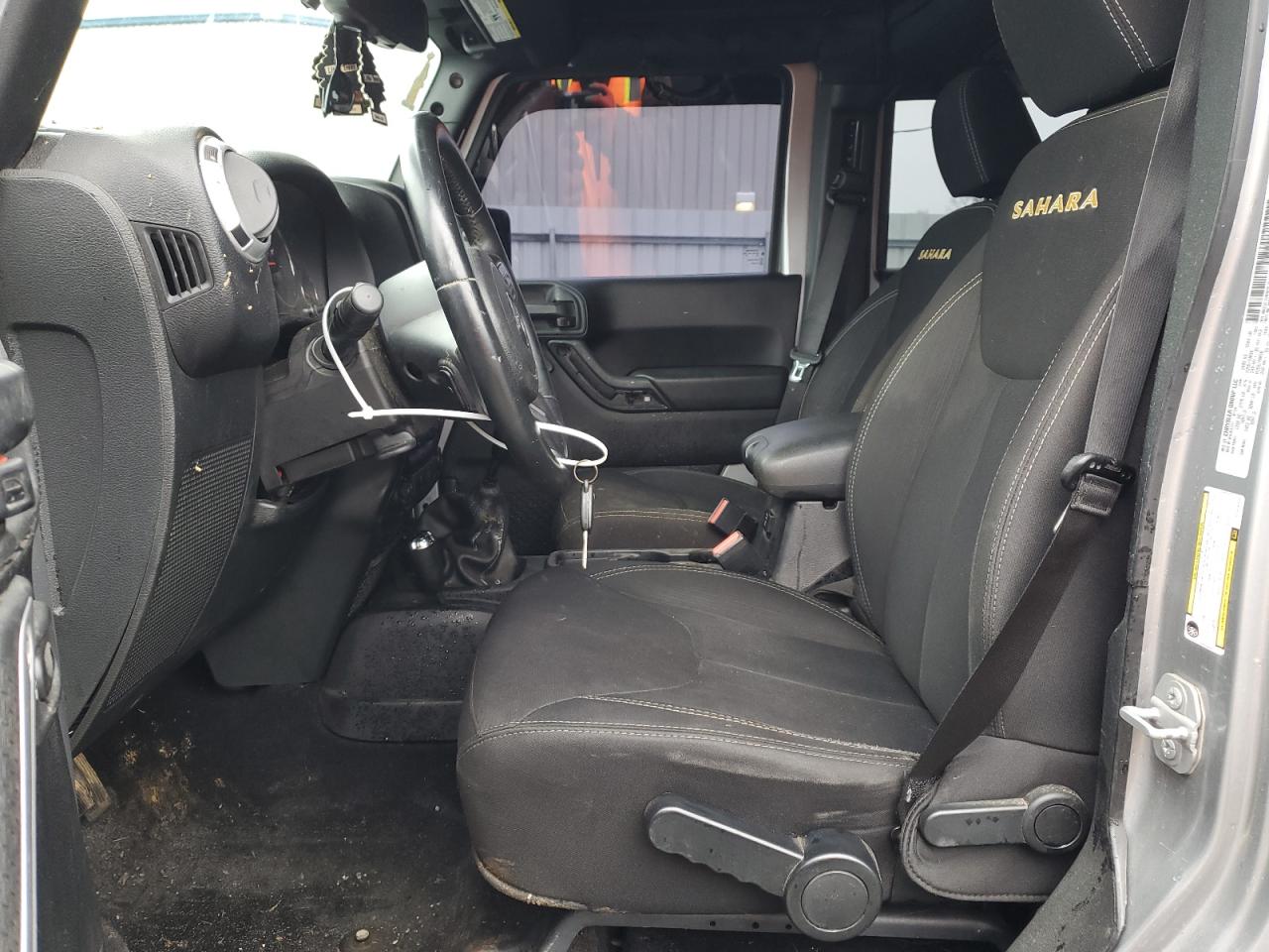 2015 Jeep Wrangler VIN 1C4BJWEG7FL529158 Copart auction photo, vandalism damage thumbnail 7