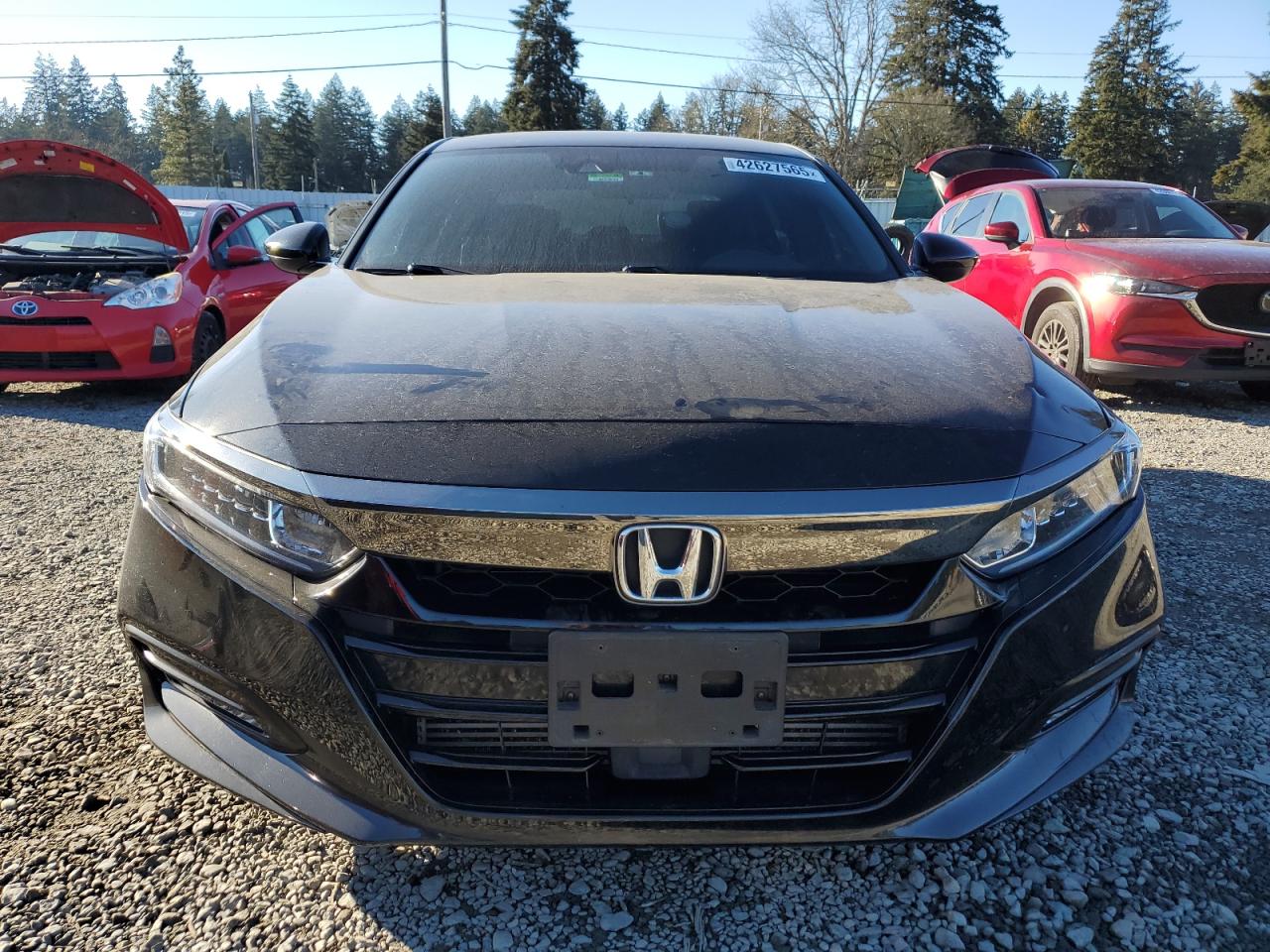 2018 Honda Accord VIN 1HGCV1F31JA256392 Copart auction photo, side / rear end damage thumbnail 5