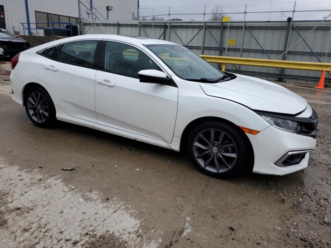 2020 Honda Civic VIN 19XFC1F35LE001116 Copart auction photo, all over damage thumbnail 4