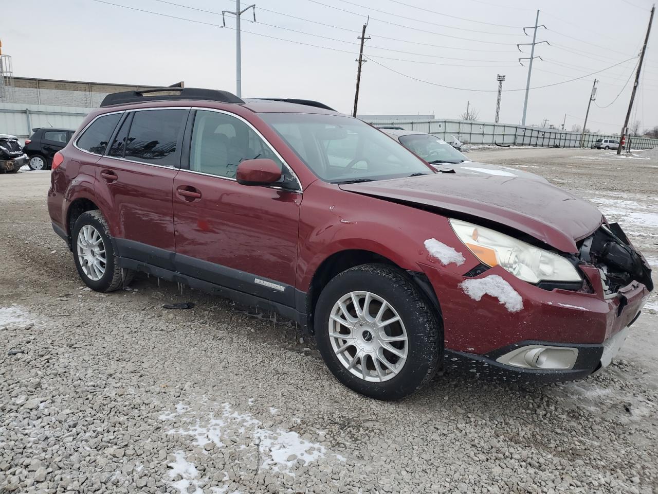 2011 Subaru Outback VIN 4S4BRCKC7B3414607 Copart auction photo, front end damage thumbnail 4