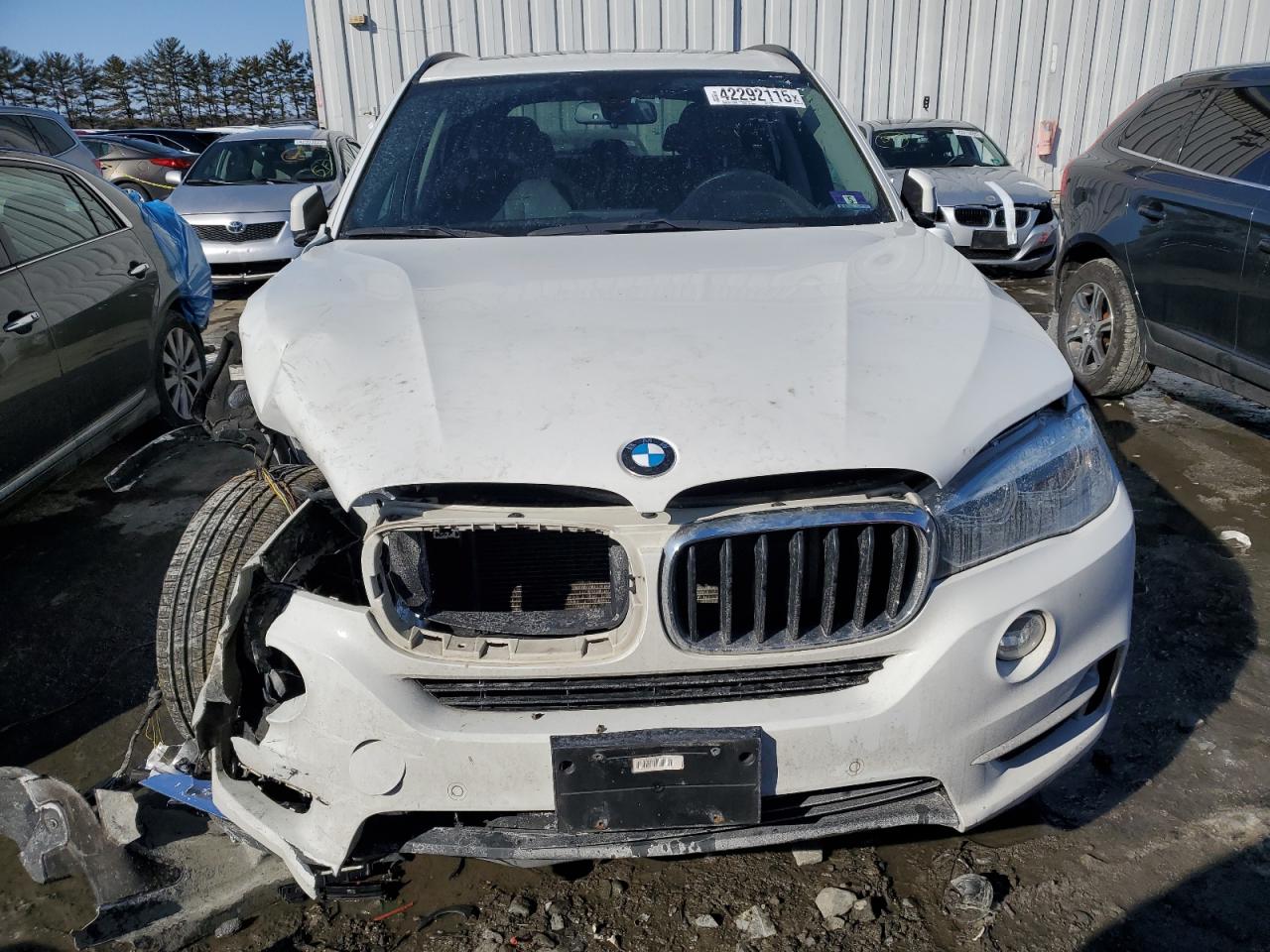 2016 BMW X5 VIN 5UXKR0C59G0P27409 Copart auction photo, front end / rear end damage thumbnail 5