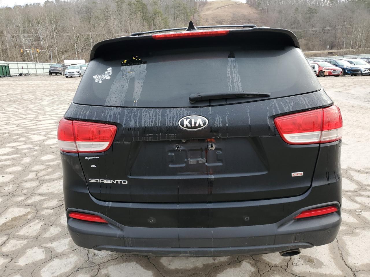 2016 KIA Sorento VIN 5XYPGDA36GG043031 Copart auction photo, front end / side damage thumbnail 6