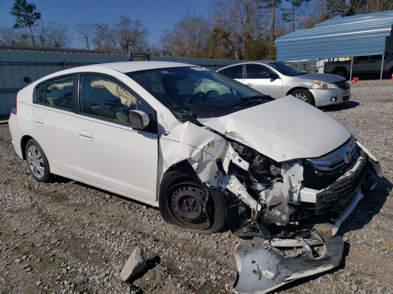 2014 Honda Insight VIN JHMZE2H58ES001170 Copart auction photo, front end damage thumbnail 4