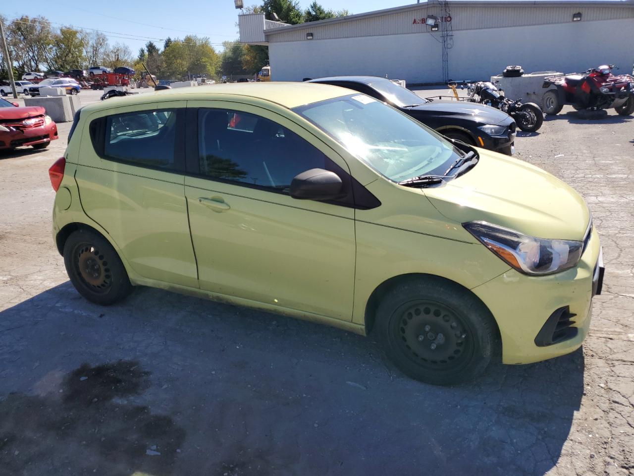 2017 Chevrolet Spark VIN KL8CB6SA8HC791011 Copart auction photo, front end / rear end damage thumbnail 4