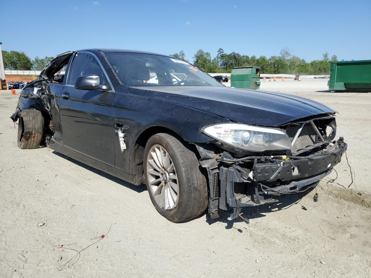 2012 BMW 5er VIN WBAFU7C53CDU62528 Copart auction photo, all over damage thumbnail 4