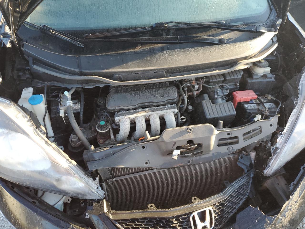 2013 Honda Fit VIN JHMGE8H3XDC016013 Copart auction photo, front end damage thumbnail 12
