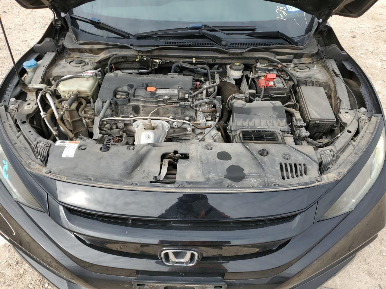 2019 Honda Civic VIN 19XFC2E88KE016369 Copart auction photo, all over / undercarriage damage thumbnail 11