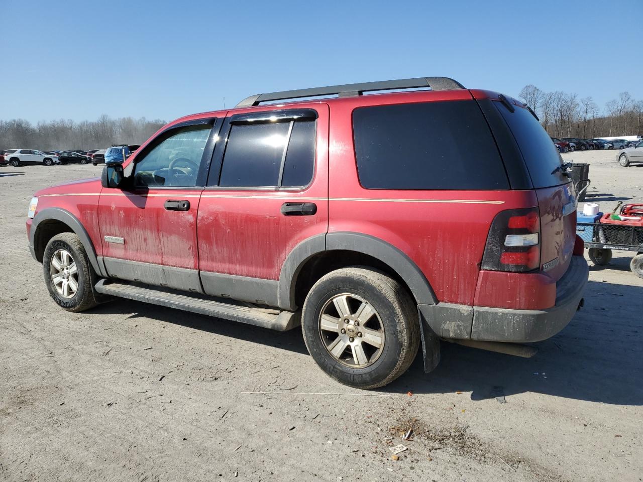 2006 Ford Explorer VIN 1FMEU73E46UB59059 Copart auction photo, rear end / side damage thumbnail 2
