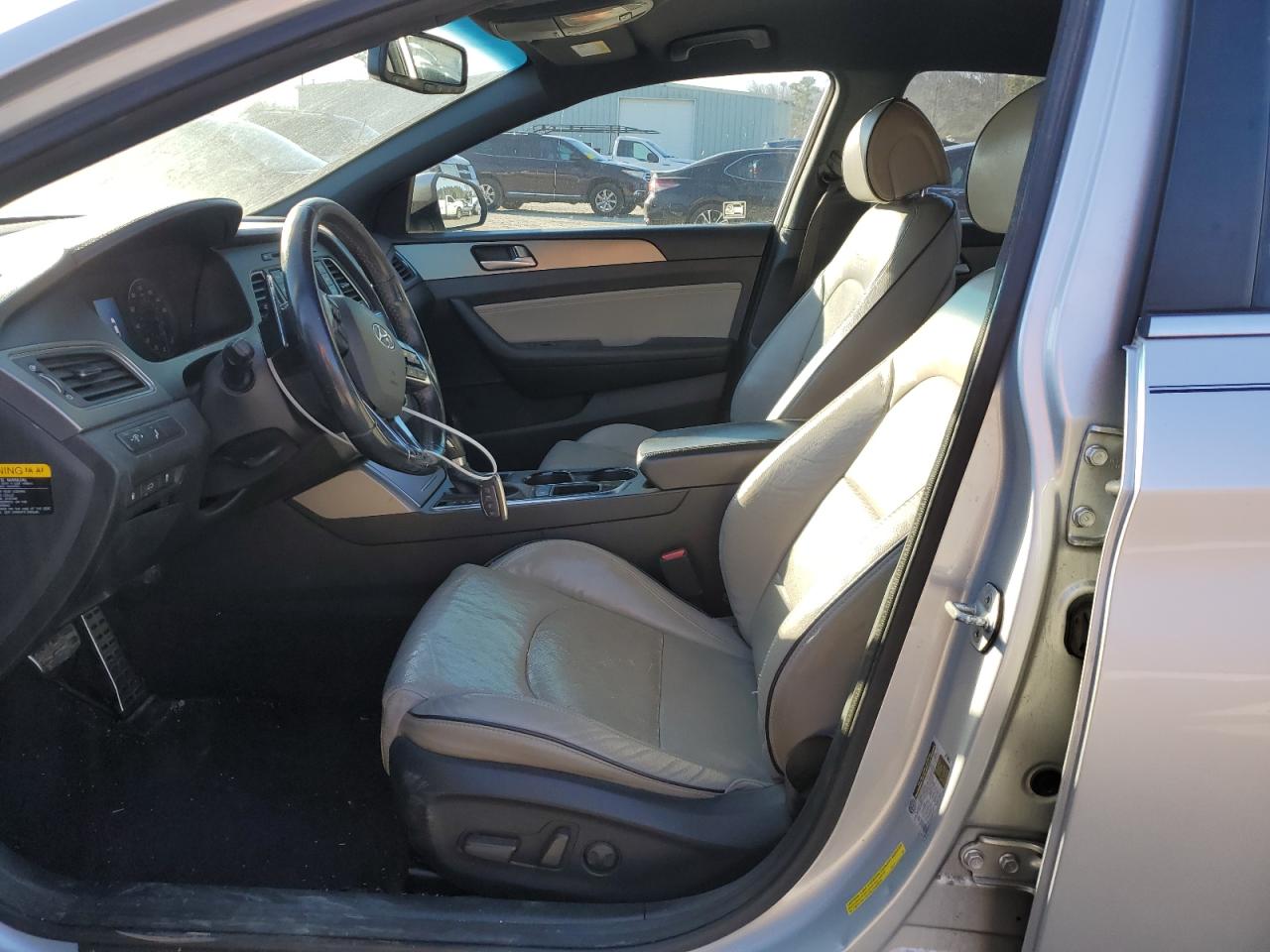 2015 Hyundai Sonata VIN 5NPE34AB6FH054483 Copart auction photo, burn - engine damage thumbnail 7