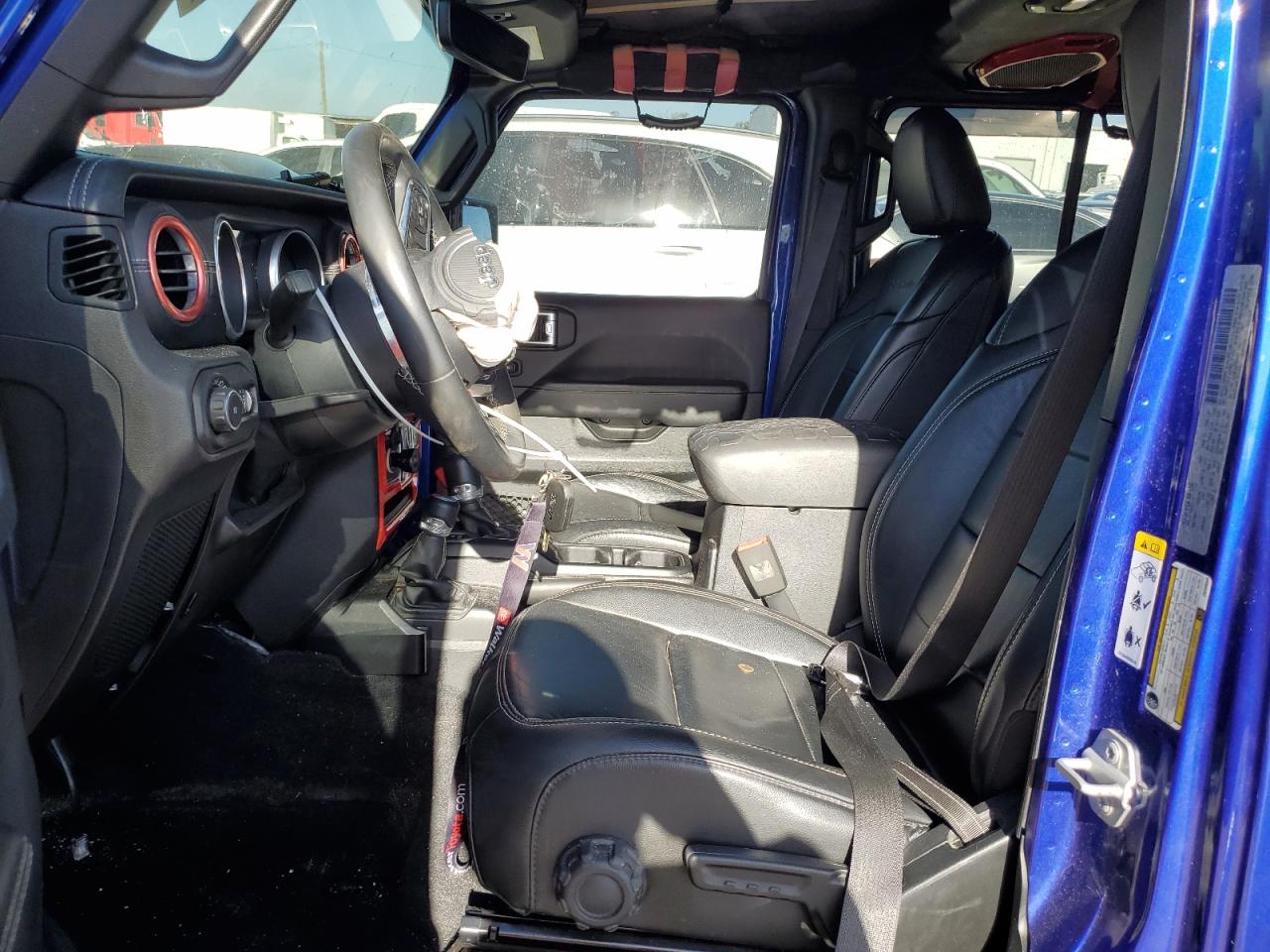 2018 Jeep Wrangler VIN 1C4HJXEG8JW256349 Copart auction photo, front end damage thumbnail 7