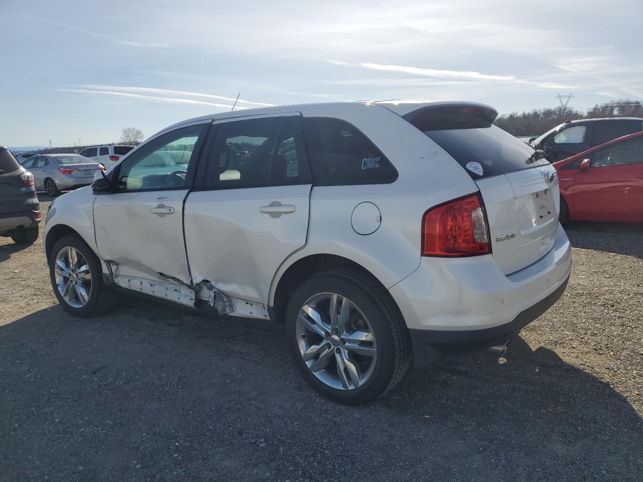 2014 Ford Edge VIN 2FMDK3JCXEBA50539 Copart auction photo, side damage thumbnail 2