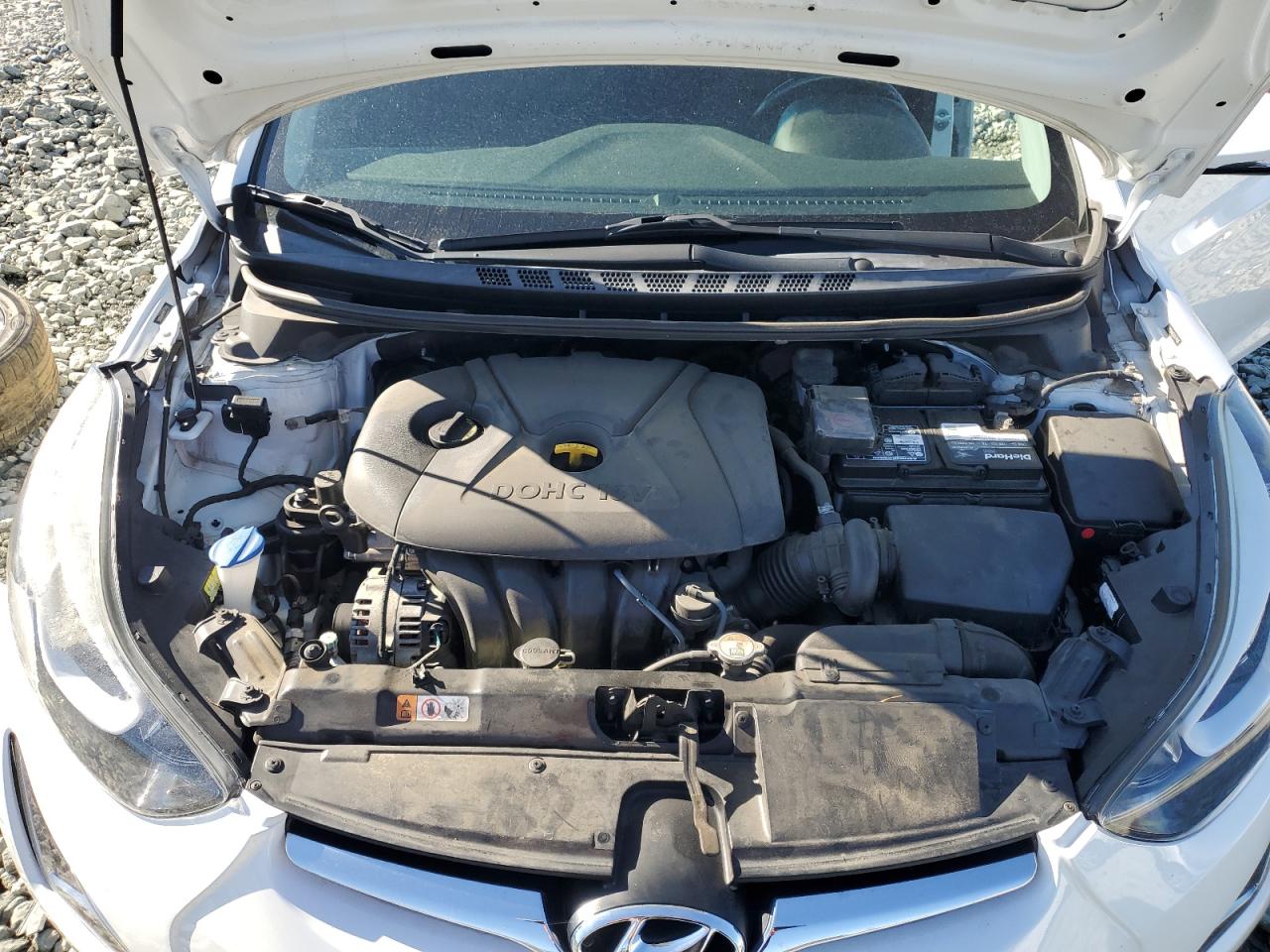 2016 Hyundai Elantra VIN 5NPDH4AE8GH774506 Copart auction photo, front end damage thumbnail 11