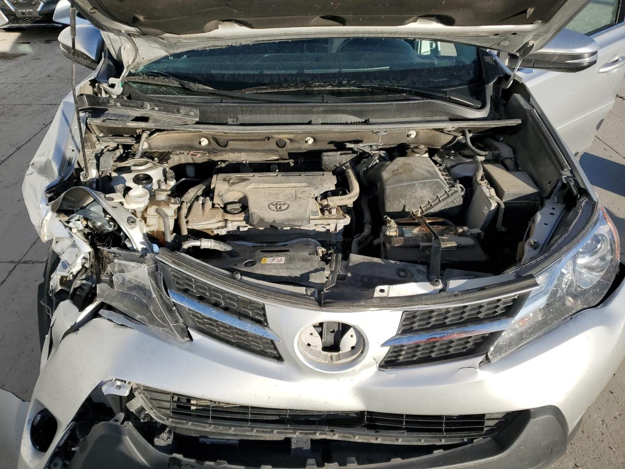 2013 Toyota RAV 4 VIN 2T3RFREV1DW117618 Copart auction photo, front end damage thumbnail 12