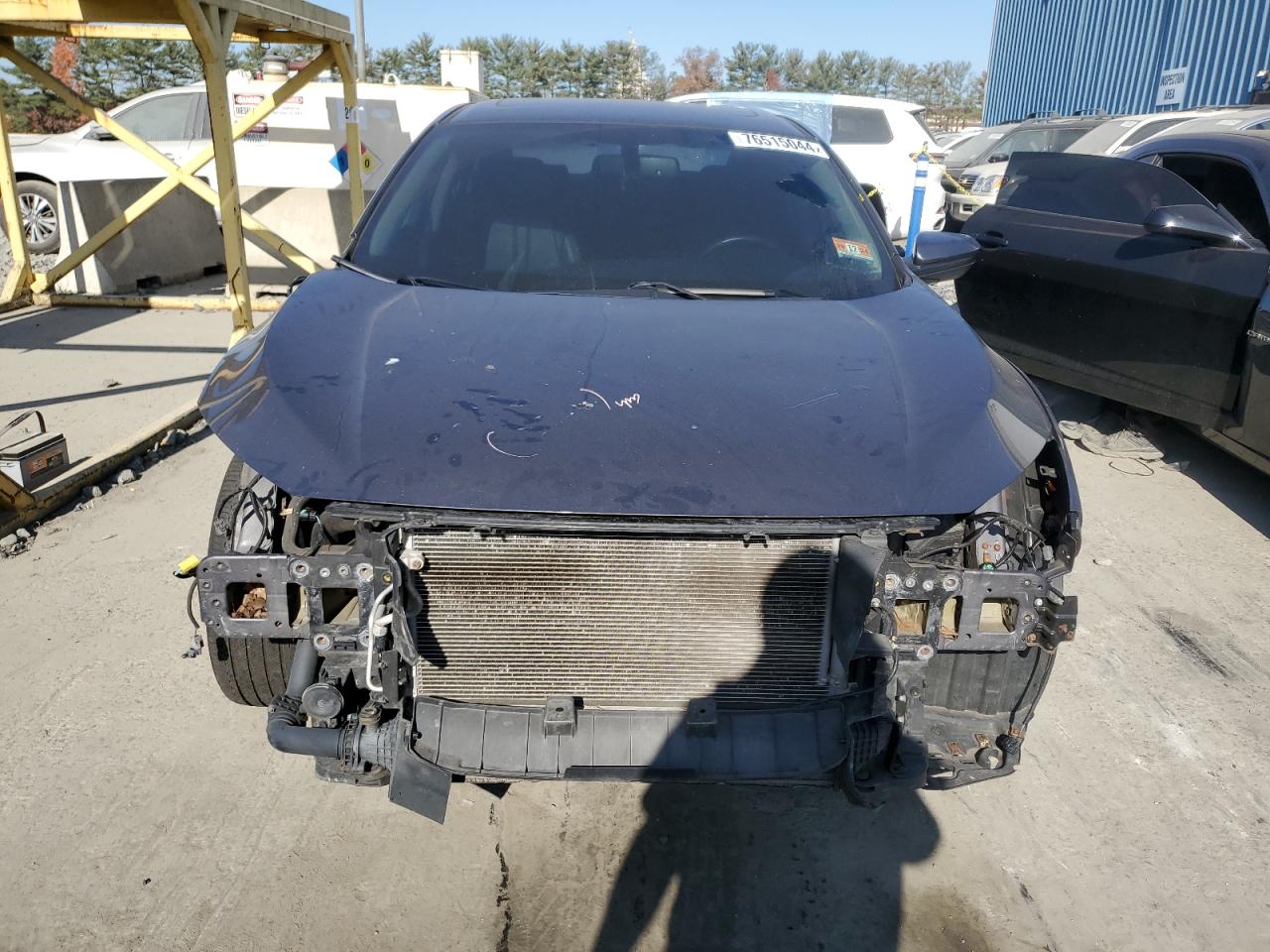 2017 Honda Civic VIN 2HGFC1F77HH657673 Copart auction photo, front end / side damage thumbnail 5