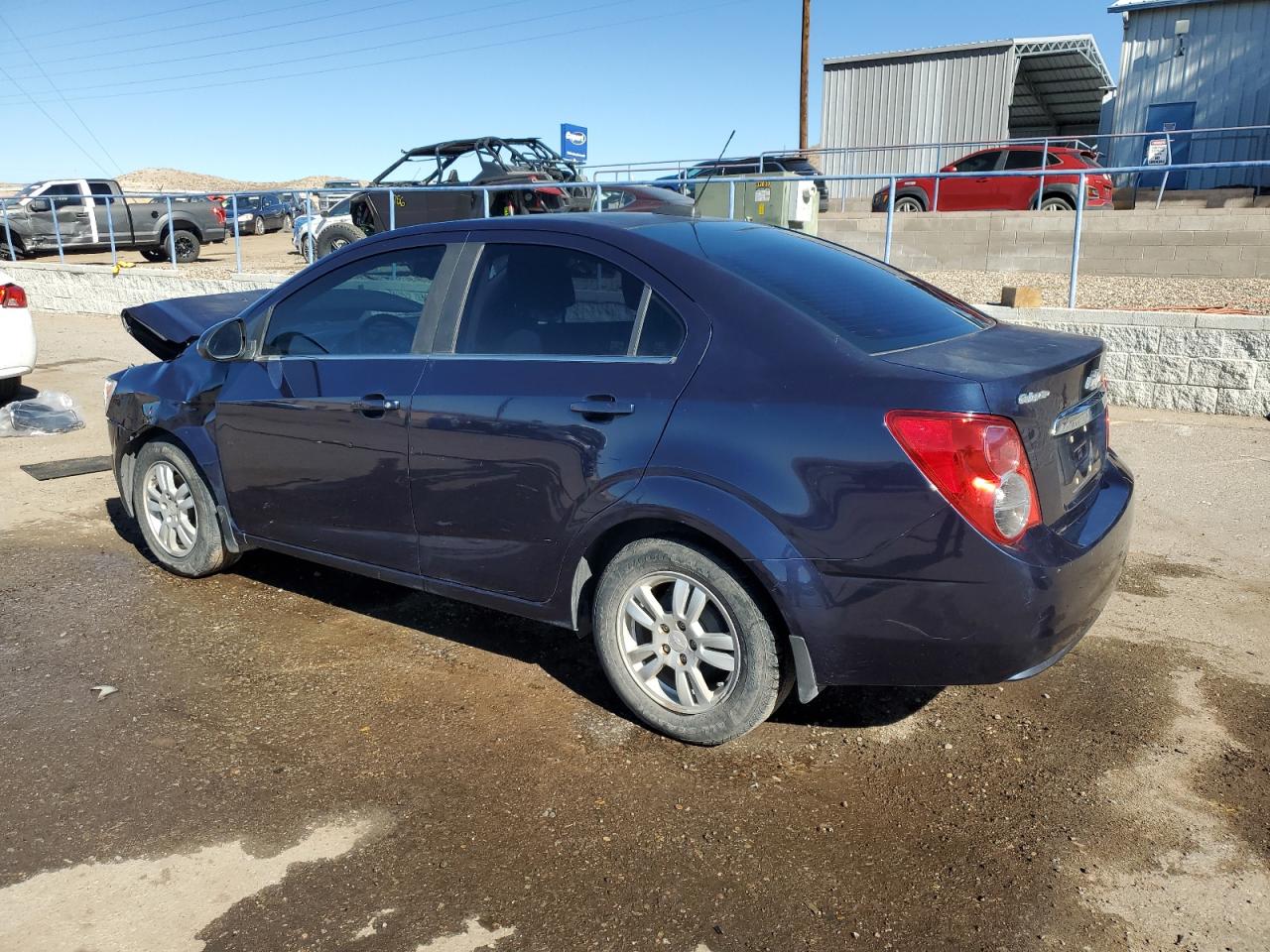 2015 Chevrolet Sonic VIN 1G1JC5SH4F4207710 Copart auction photo, front end / side damage thumbnail 2