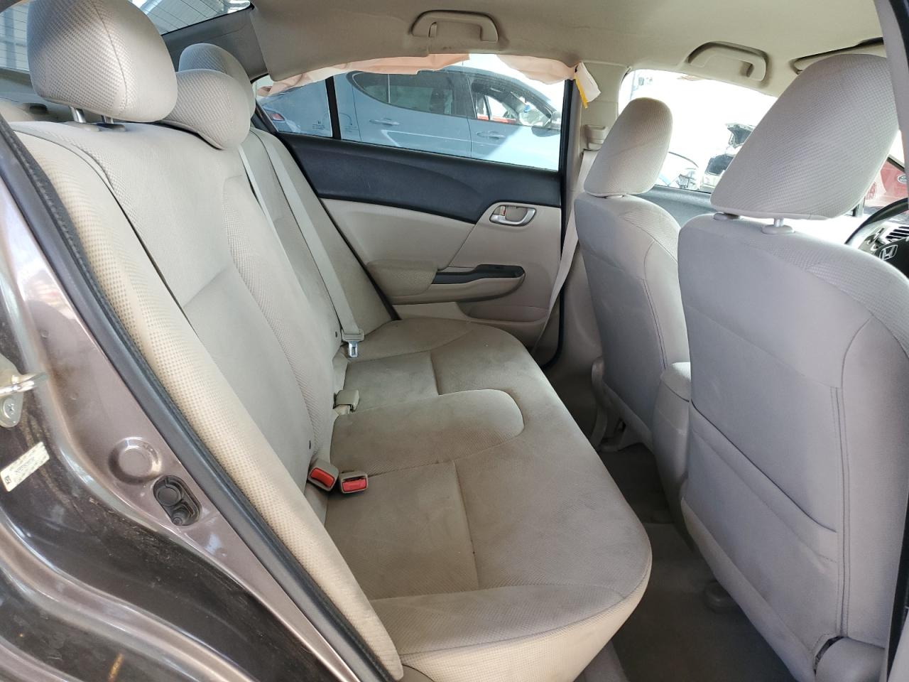 2012 Honda Civic VIN 2HGFB2F59CH597041 Copart auction photo, side / rear end damage thumbnail 10