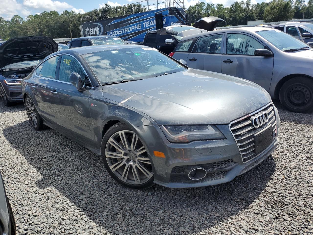 2014 Audi A7 VIN WAU2GAFC3EN016714 Copart auction photo, water/flood damage thumbnail 4