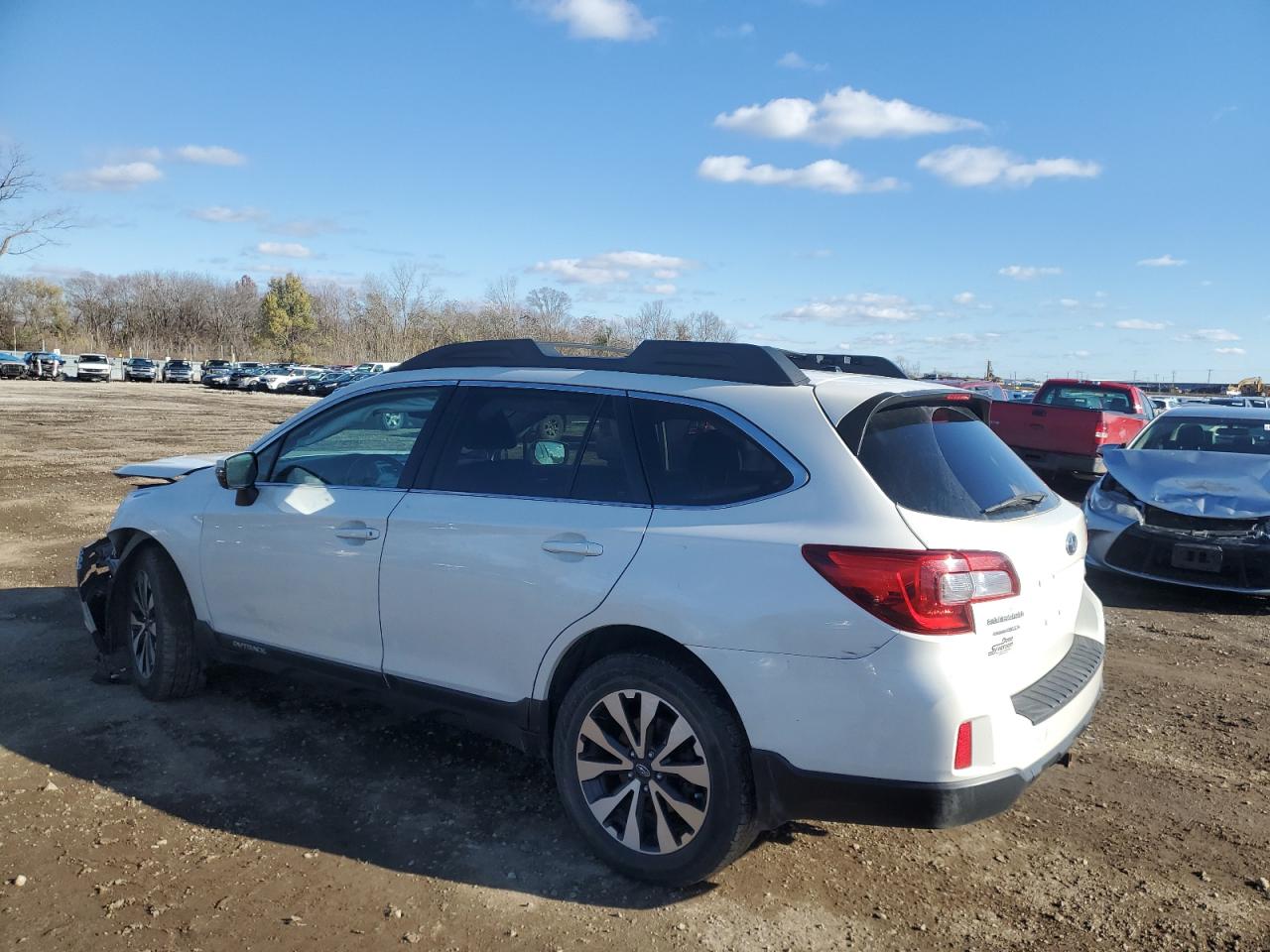 2015 Subaru Outback VIN 4S4BSBNCXF3305669 Copart auction photo, front end / rear end damage thumbnail 2