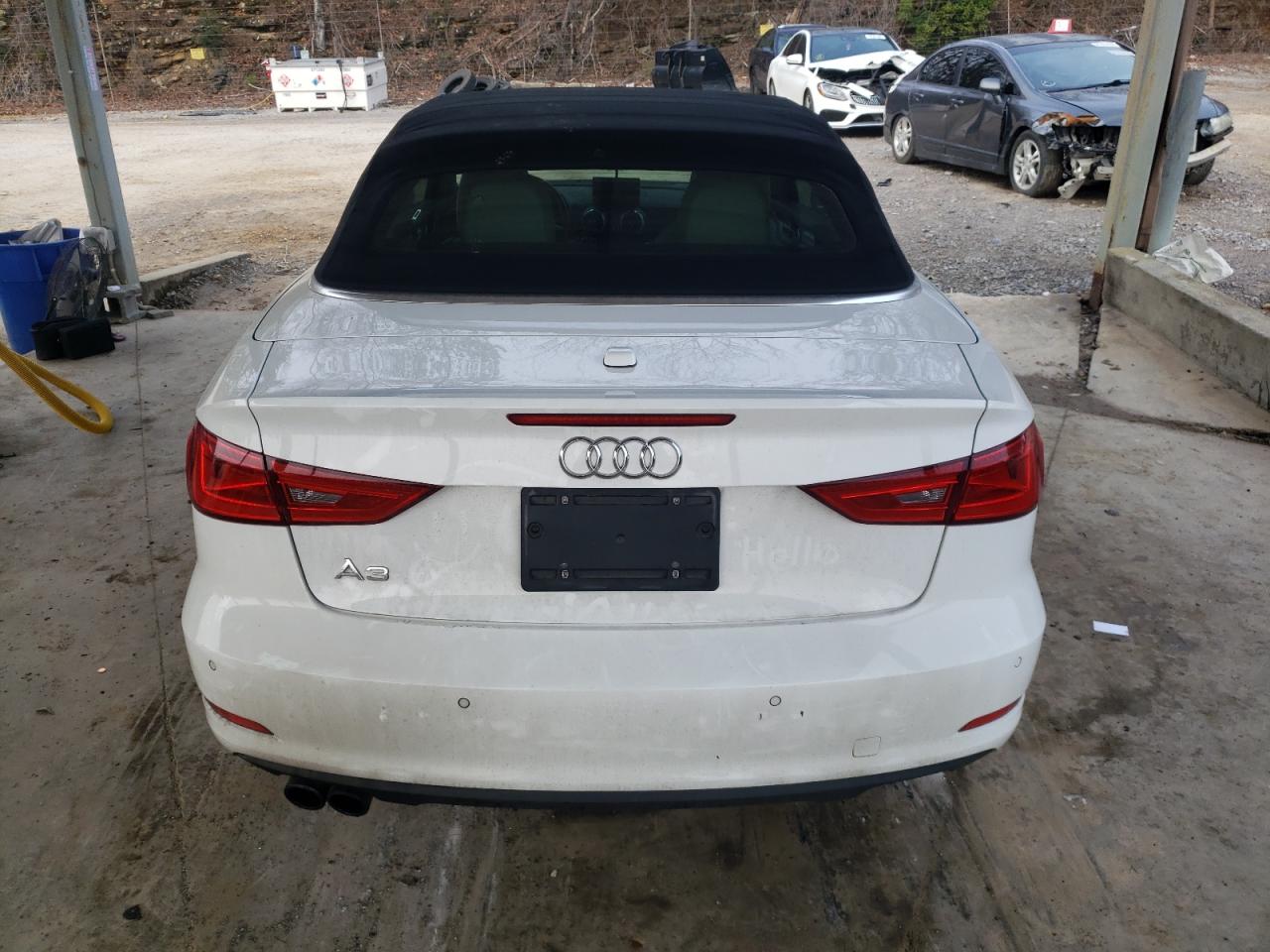 2016 Audi A3 VIN WAU57LFF9G1087865 Copart auction photo, front end damage thumbnail 6