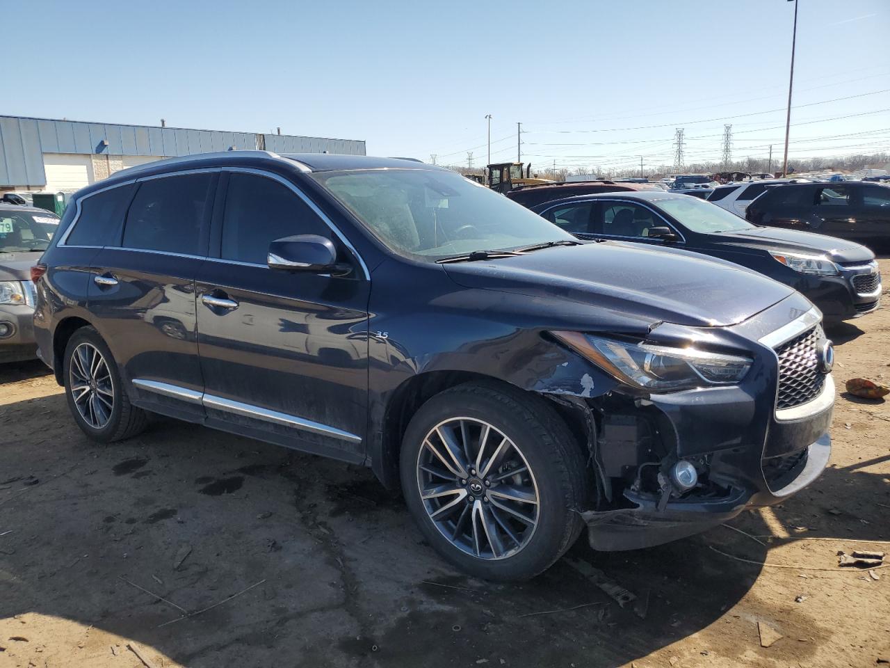 2019 Infiniti QX60 VIN 5N1DL0MM5KC561278 Copart auction photo, front end damage thumbnail 4