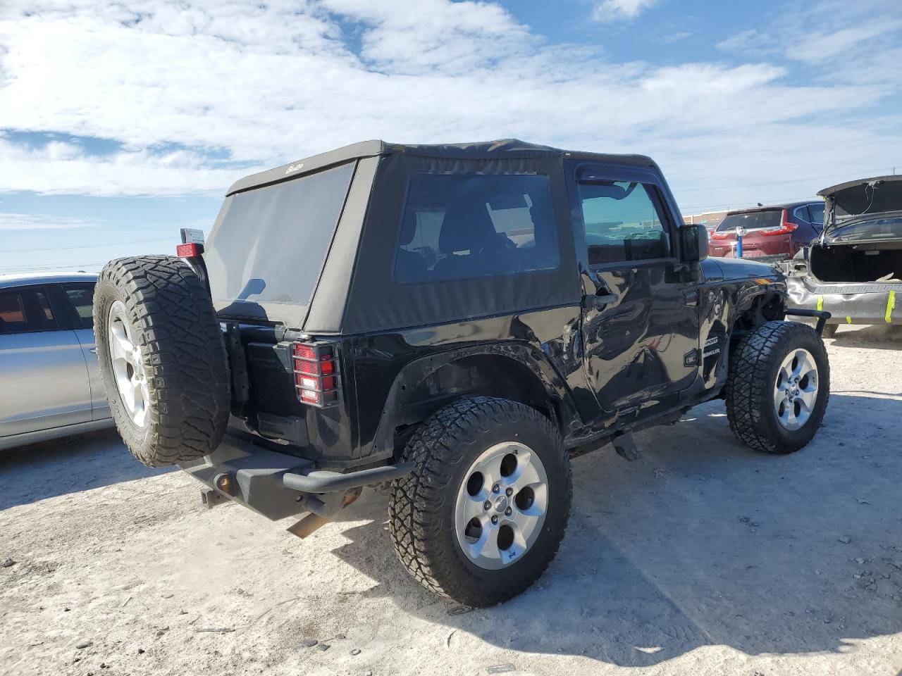 2012 Jeep Wrangler VIN 1C4AJWAG1CL126533 Copart auction photo, side / minor dent/scratches damage thumbnail 3