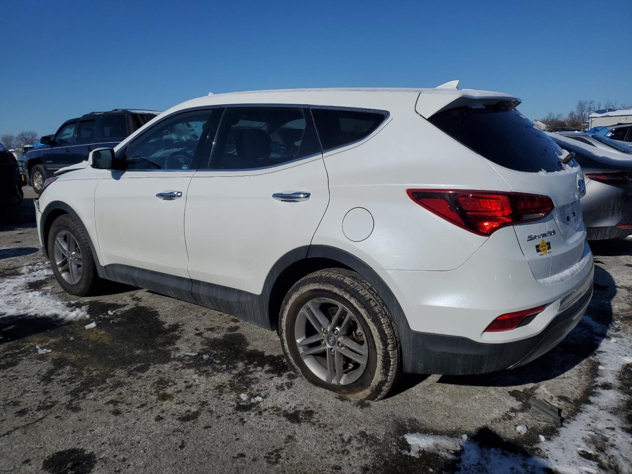 2017 Hyundai Santa Fe VIN 5NMZTDLB5HH001255 Copart auction photo, front end damage thumbnail 2