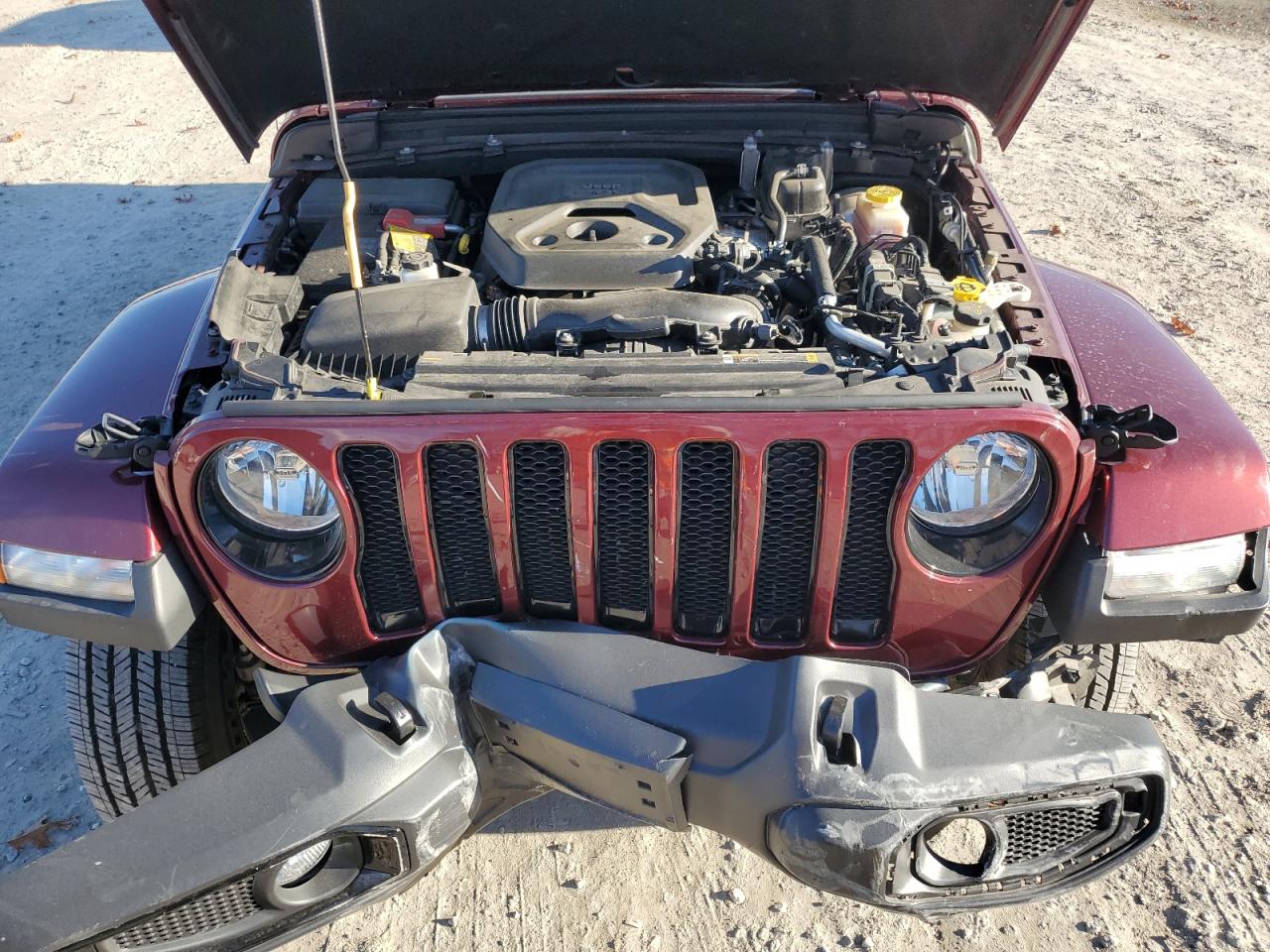 2021 Jeep Wrangler VIN 1C4HJXEN4MW731515 Copart auction photo, front end / mechanical damage thumbnail 12
