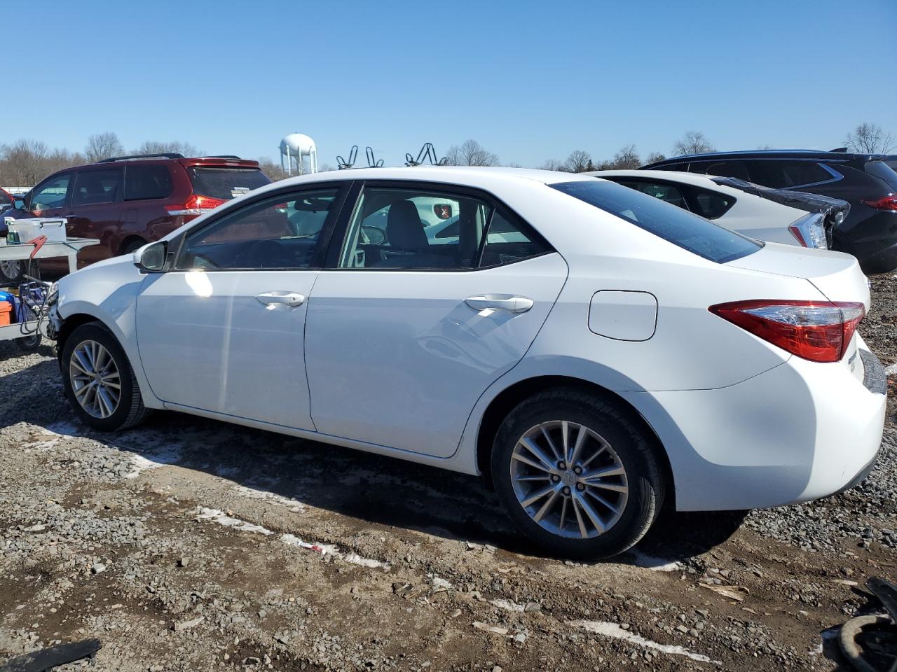 2015 Toyota Corolla VIN 2T1BURHE1FC370809 Copart auction photo, front end damage thumbnail 2