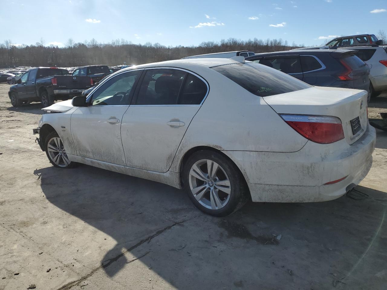 2009 BMW 5er VIN WBANV13599C153750 Copart auction photo, side damage thumbnail 2