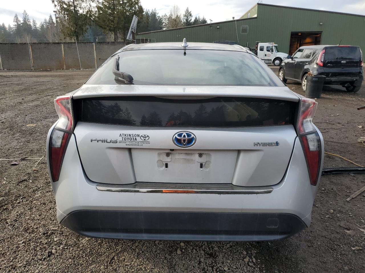 2016 Toyota Prius VIN JTDKARFU1G3021128 Copart auction photo, front end / minor dent/scratches damage thumbnail 6