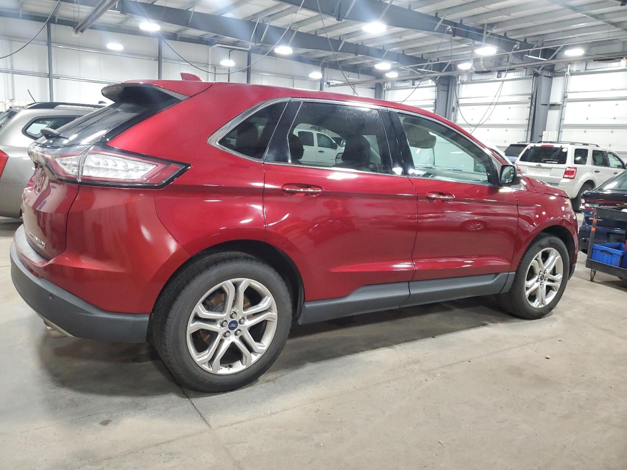 2018 Ford Edge VIN 2FMPK4K95JBB89204 Copart auction photo, front end damage thumbnail 3