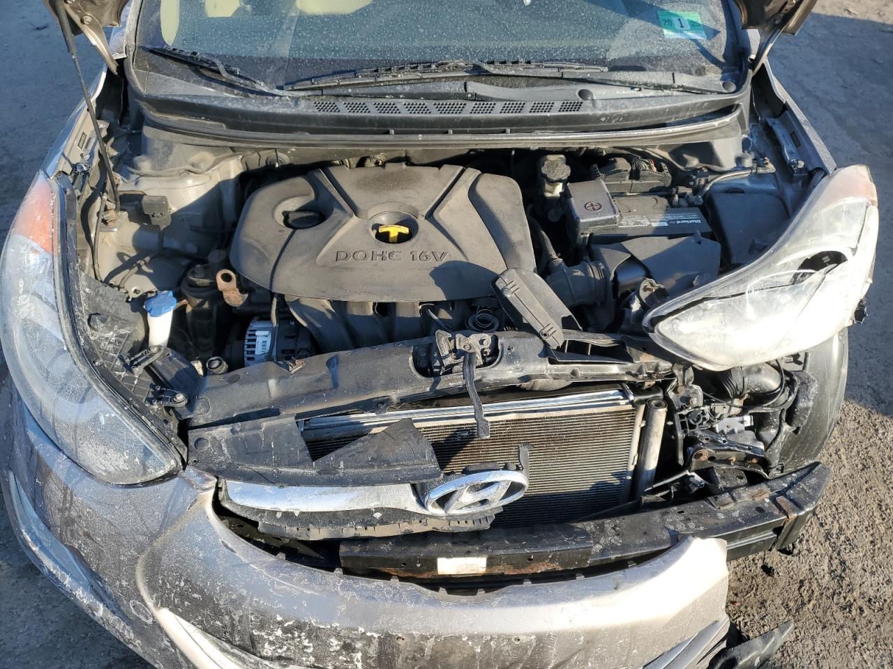 2012 Hyundai Elantra VIN 5NPDH4AE0CH082122 Copart auction photo, front end / minor dent/scratches damage thumbnail 11