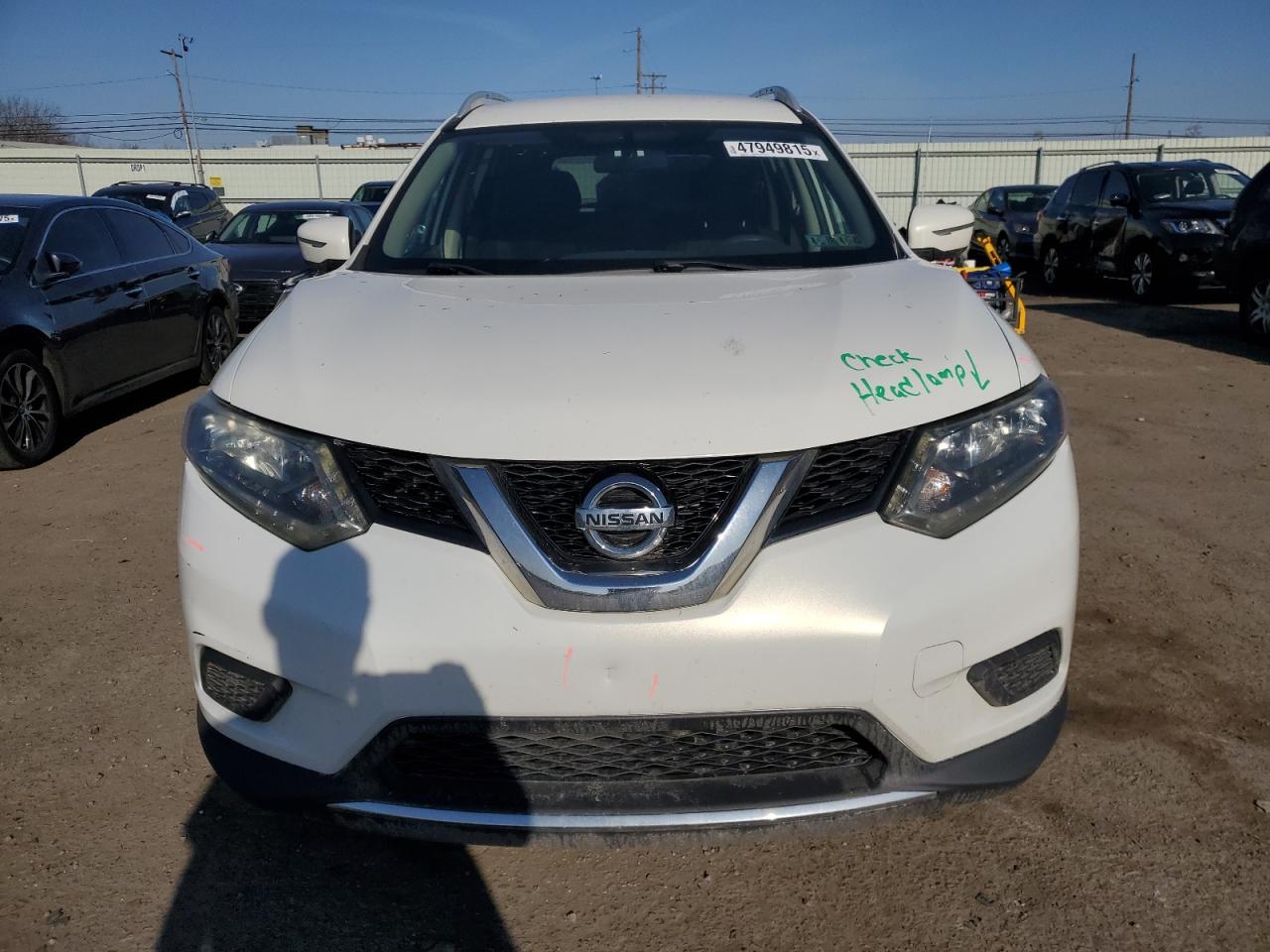 2014 Nissan Rogue VIN 5N1AT2MV5EC863696 Copart auction photo, rear end / side damage thumbnail 5