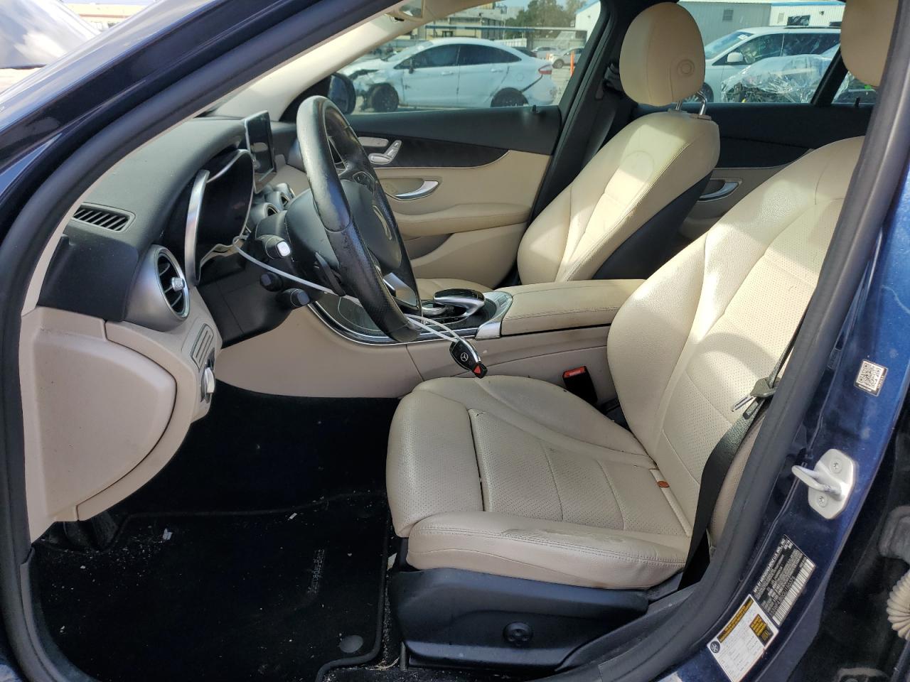 2016 Mercedes-Benz C-klasse VIN 55SWF4JB0GU150376 Copart auction photo, rear end / side damage thumbnail 7