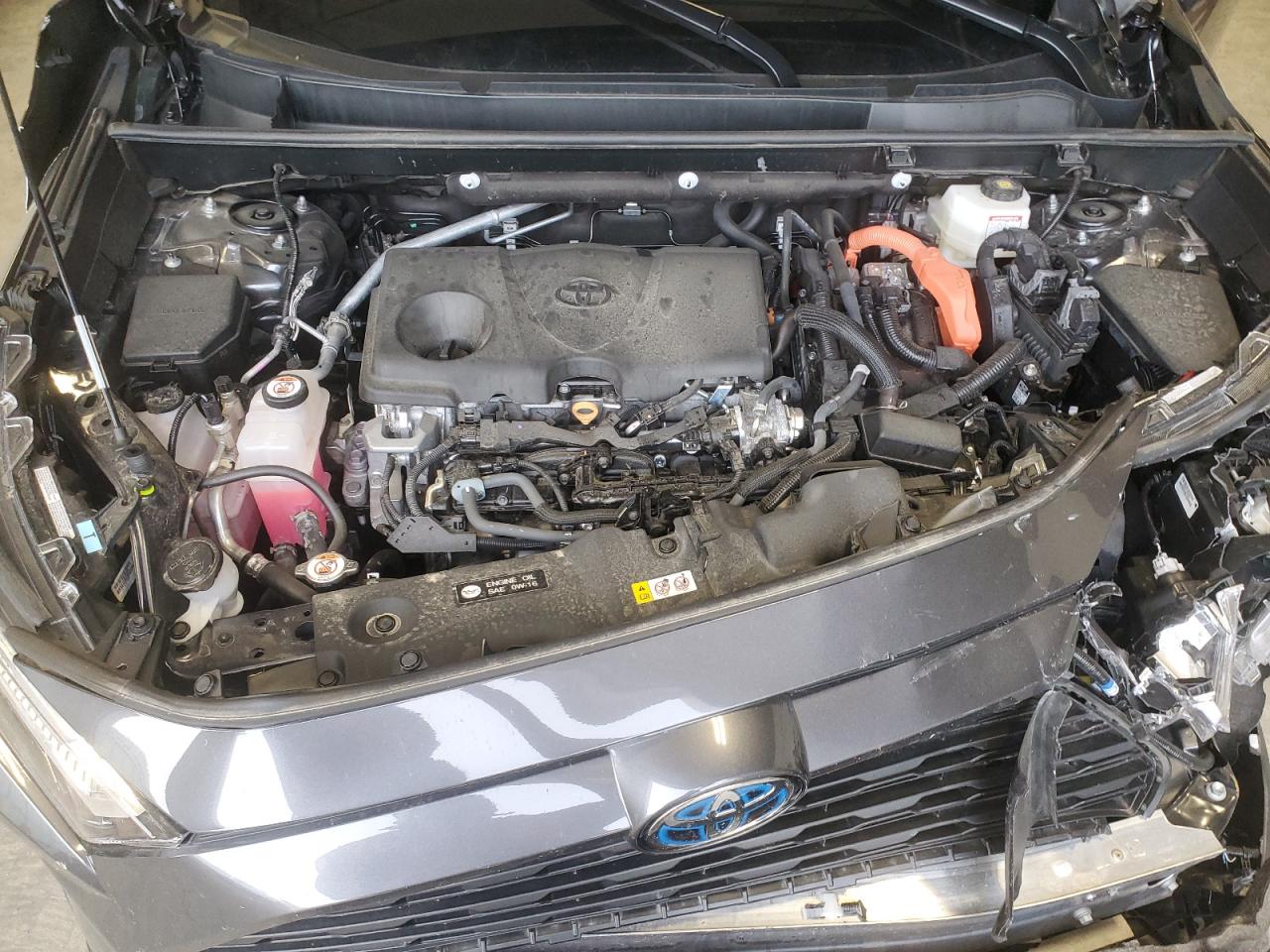 2023 Toyota RAV 4 VIN 4T3B6RFV3PU117852 Copart auction photo, front end / side damage thumbnail 13