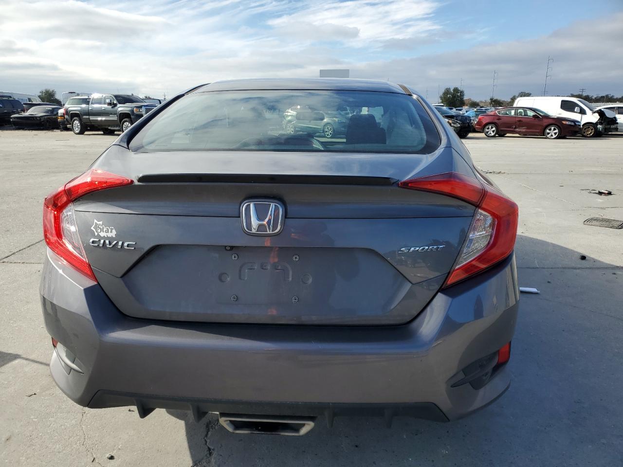 2020 Honda Civic VIN 2HGFC2F85LH507679 Copart auction photo, all over damage thumbnail 6