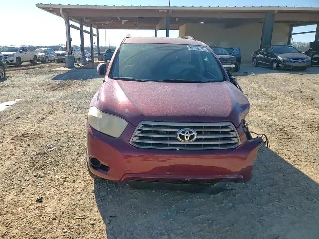 2009 Toyota Highlander VIN JTEDS41A092072467 Copart auction photo, side / front end damage thumbnail 12