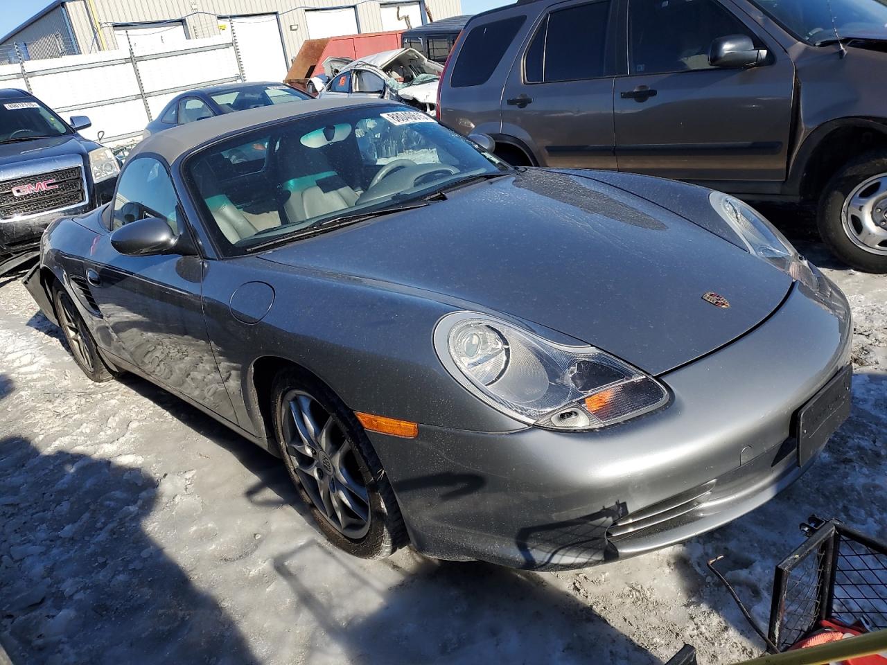 2003 Porsche Boxster VIN WP0CA29893U624892 Copart auction photo, rear end damage thumbnail 4