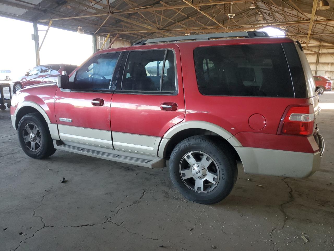 2007 Ford Expedition VIN 1FMFU18517LA16202 Copart auction photo, front end damage thumbnail 2