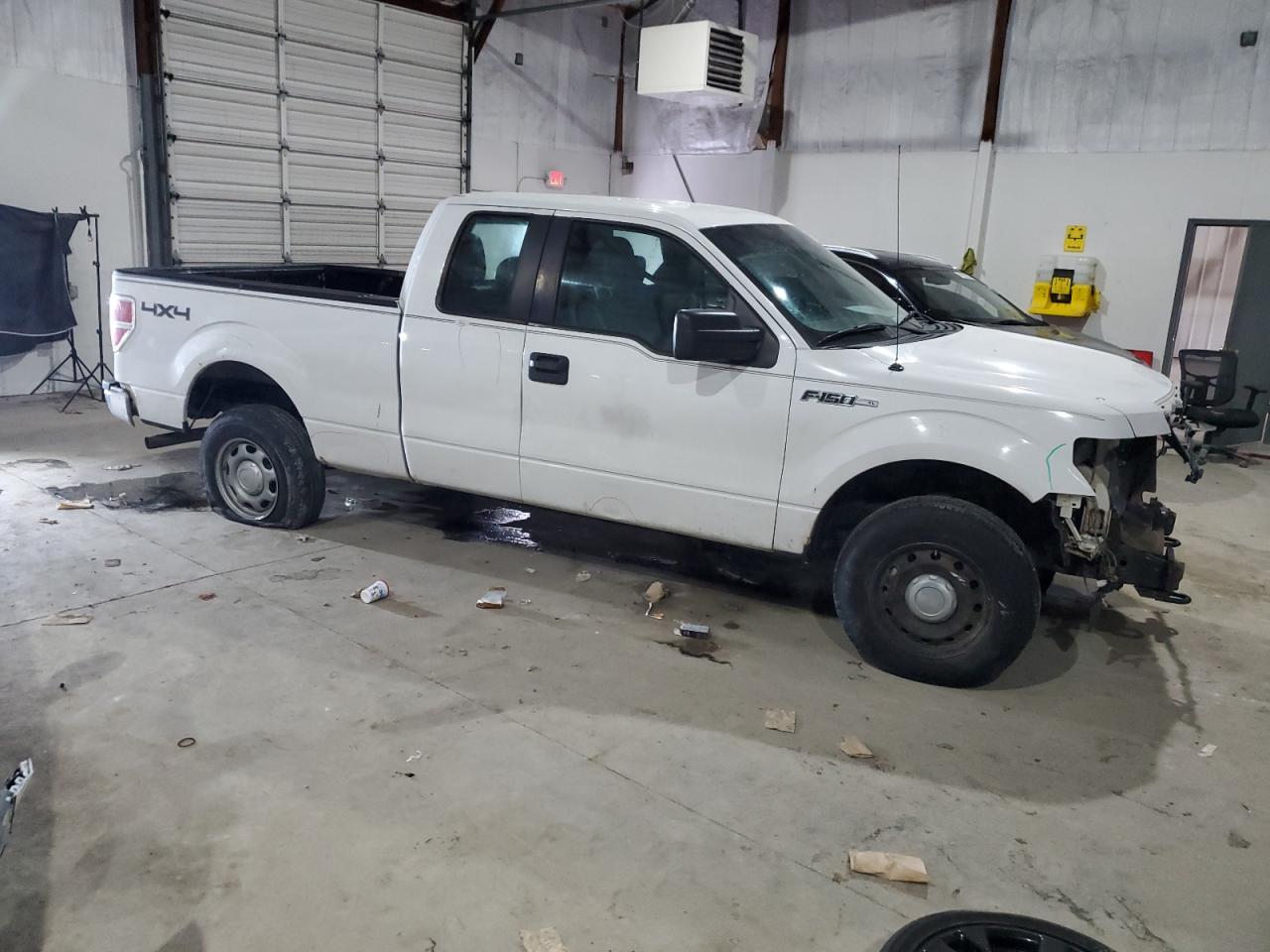 2011 Ford F-150 VIN 1FTFX1EF0BFC01874 Copart auction photo, front end / frame damage damage thumbnail 4