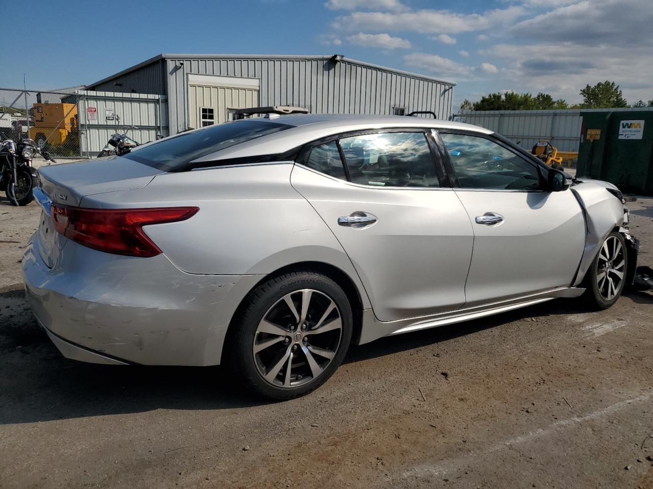 2018 Nissan Maxima VIN 1N4AA6AP2JC374387 Copart auction photo, front end / rear end damage thumbnail 3