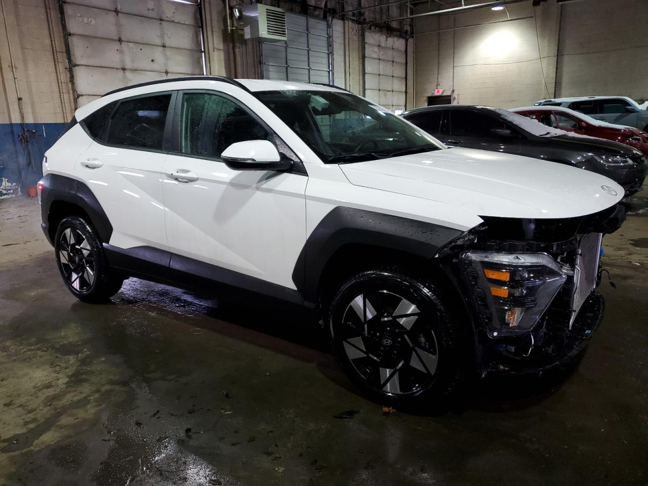 2024 Hyundai Kona VIN KM8HBCAB2RU181683 Copart auction photo, front end / mechanical damage thumbnail 4