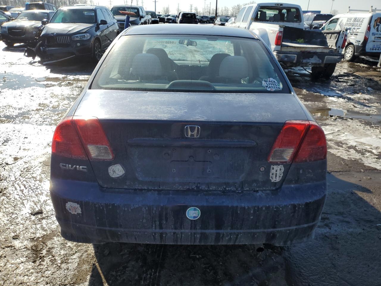 2004 Honda Civic VIN 2HGES26794H592954 Copart auction photo, front end damage thumbnail 6